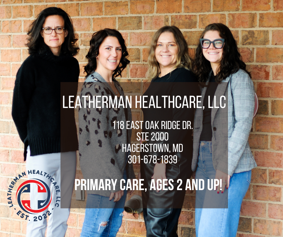 Leatherman Healthcare, LLC 301-678-1839. Nurse Practitioner owned primary care practice. Seeing patients 2 and up.